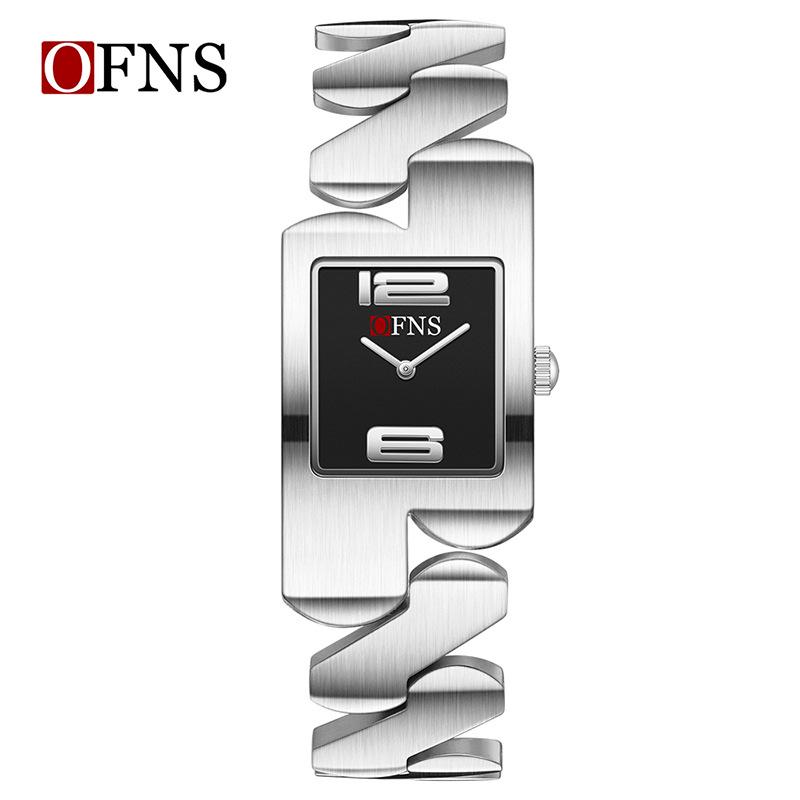 Классические водонепроницаемые кварцевые часы Ofns для пары, унисекс