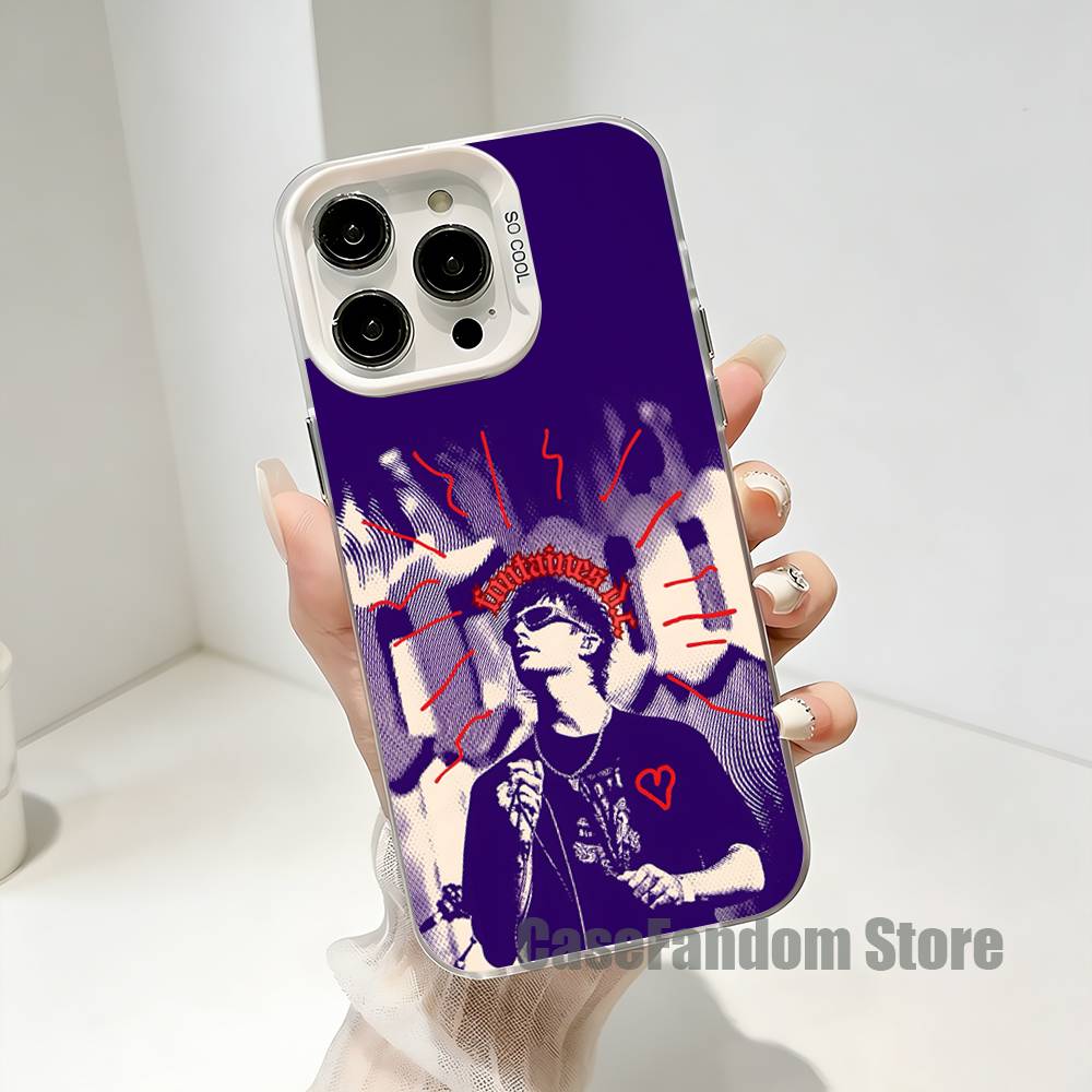 

Fontaines DC Romance White Matte Shockproof CoverPhone Case For iPhone 17,16,15,14,13,12,11,Pro,XS,Max,Plus,Mini,SE4,E iPhone15PROMAX