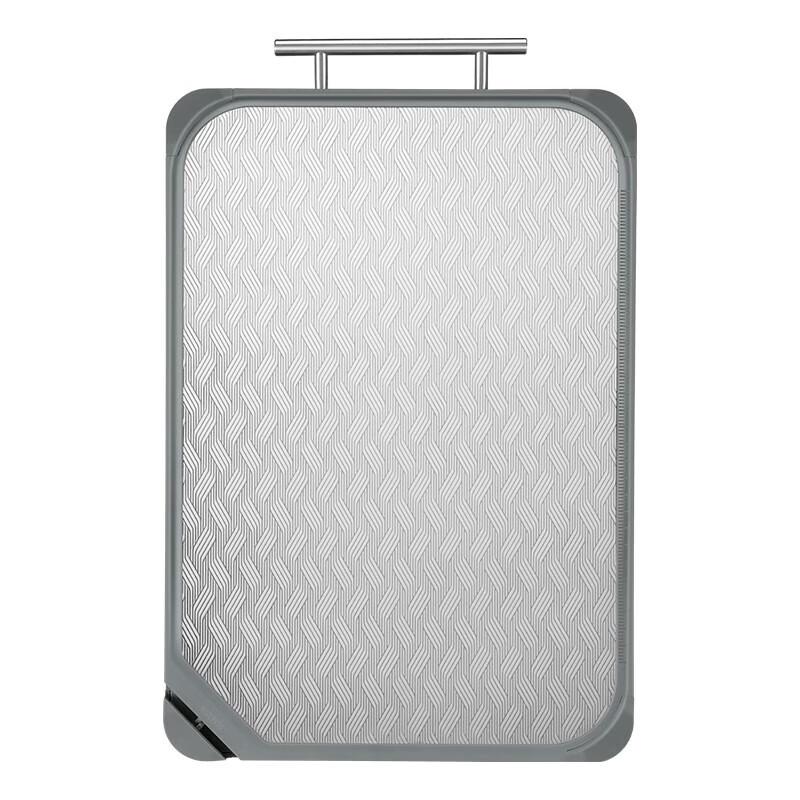 SUPOR Double-Sided Antibacterial Stainless Steel & Sandalwood Cutting Board