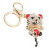 Keychain Pendants Small Cute   Shape Rhinestone Studded Keychain for Car Pendants Bag Decoration Gift