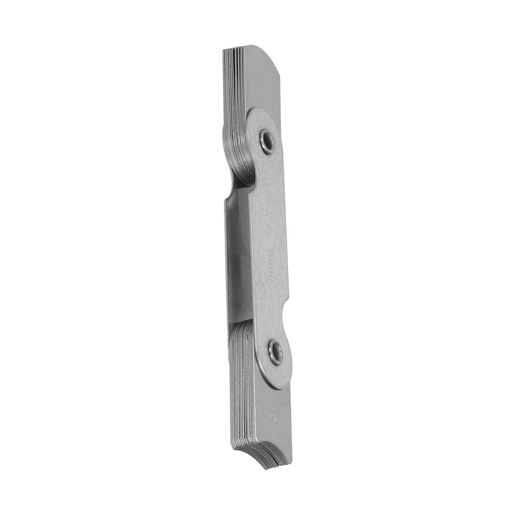 Pitch Gauge Metric Imperial Screw Thread Stainless Steel Laser Scale Measuring Tool R15‑25mm