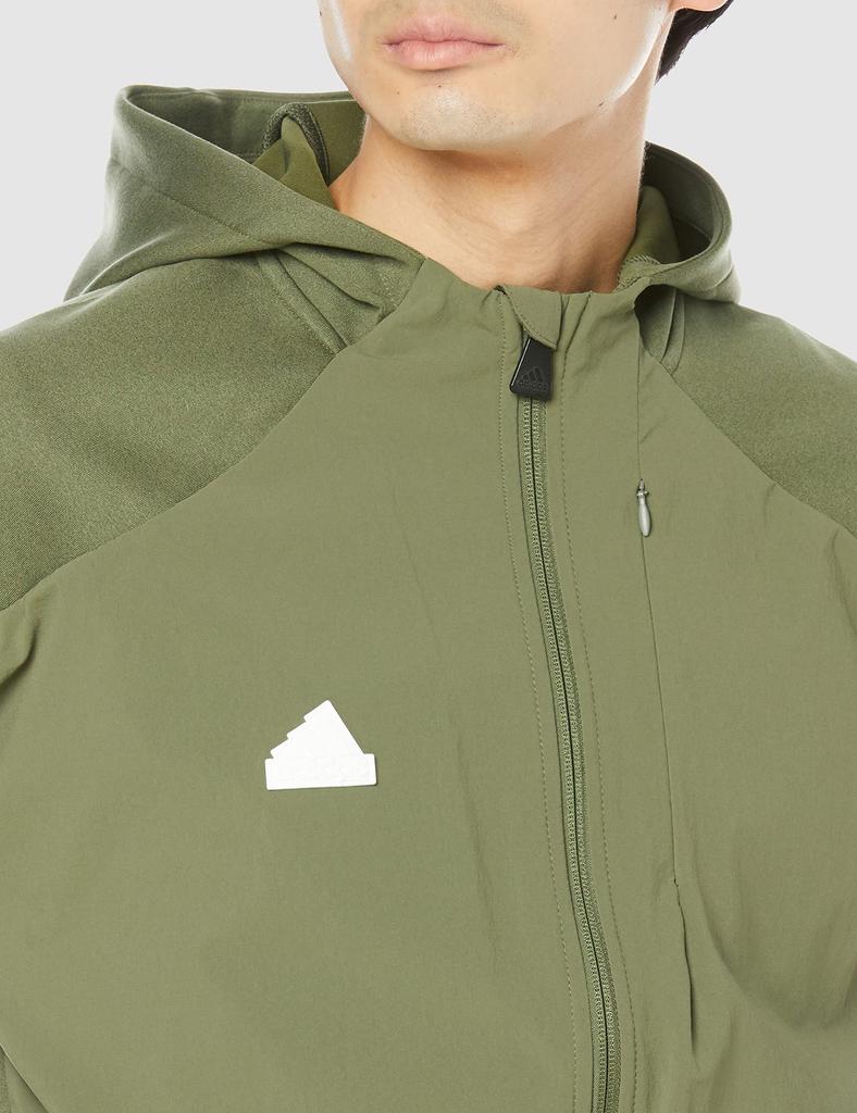 Adidas Design 4 Gameday Premium Track Olive Strata Size S Men's Full-Zip Top, (IC8041), (ECT53)