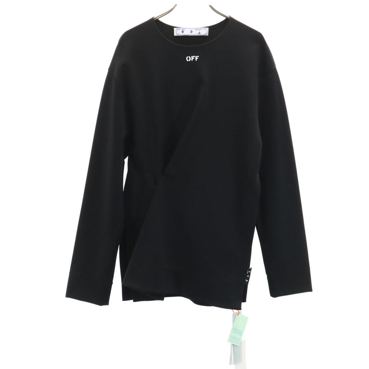 

unused OFF-WHITE made in Italy Long sleeve Cut JERSEY NAIL WRAP TOP Tops Women Used