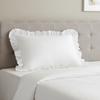 Rectangular Ruffled Edge Princess Pillowcases Stain-resistant Pillowslip Sleep Pillow Cover Adult