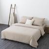Class A Washed Cotton 4-piece Set King Duvet Cover Queen Size Option Pure Cotton Bed Sheet Pillows Zipper Closure Solid Color EU