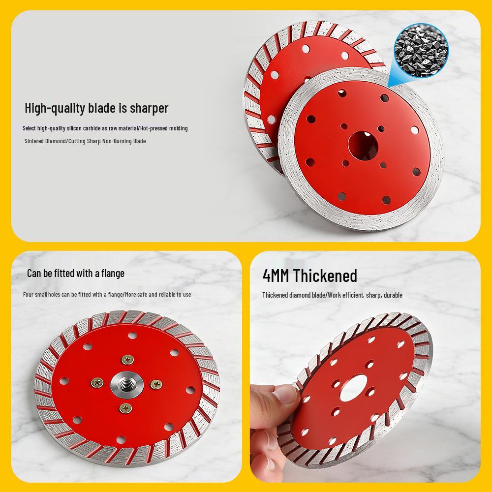 110mm Thickened Diamond Saw Blade for Granite, Concrete, and Stone Chamfering & Trimming