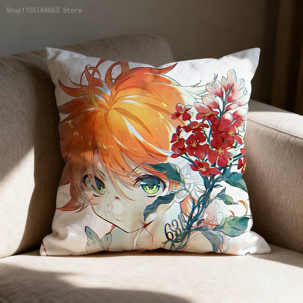 

P-Promised N-Neverland Pillow Case For Sofa Decor Car Office Room Printing Cushion Cover Decorations and Protector 30cmx30cm