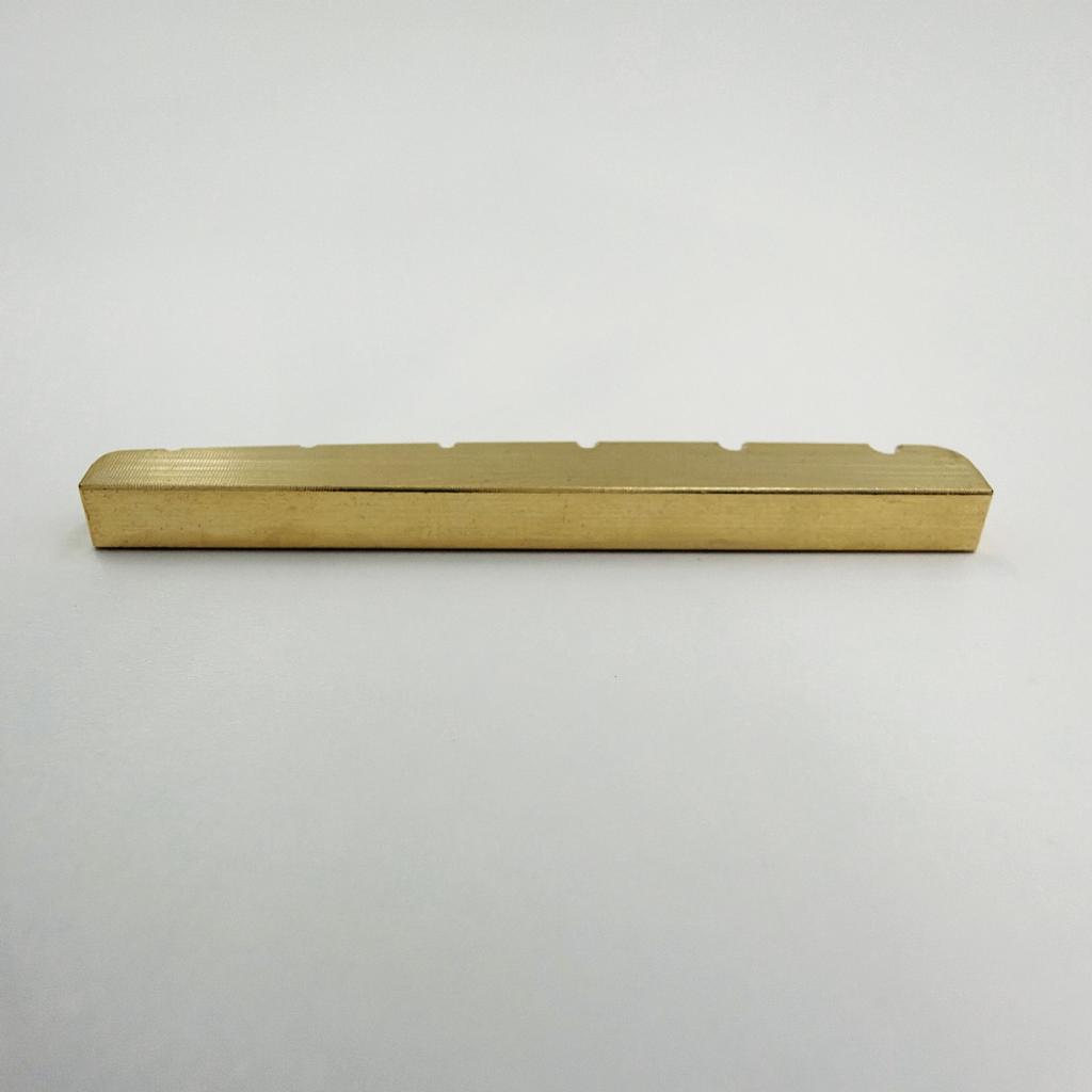 ST 6-Saiten E-Gitarre Messing-Sattel Massiver Reinkupfer E-Gitarren-Sattel Brücke: 42 mm/43 mm lang