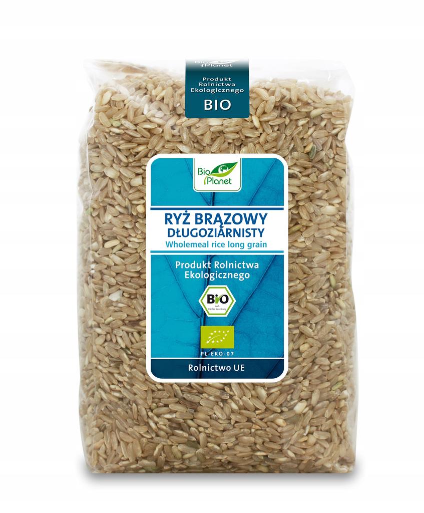 GLUTEN-FREE LONG-GRAIN BROWN RICE ORGANIC 1 kg - BIO PLANET