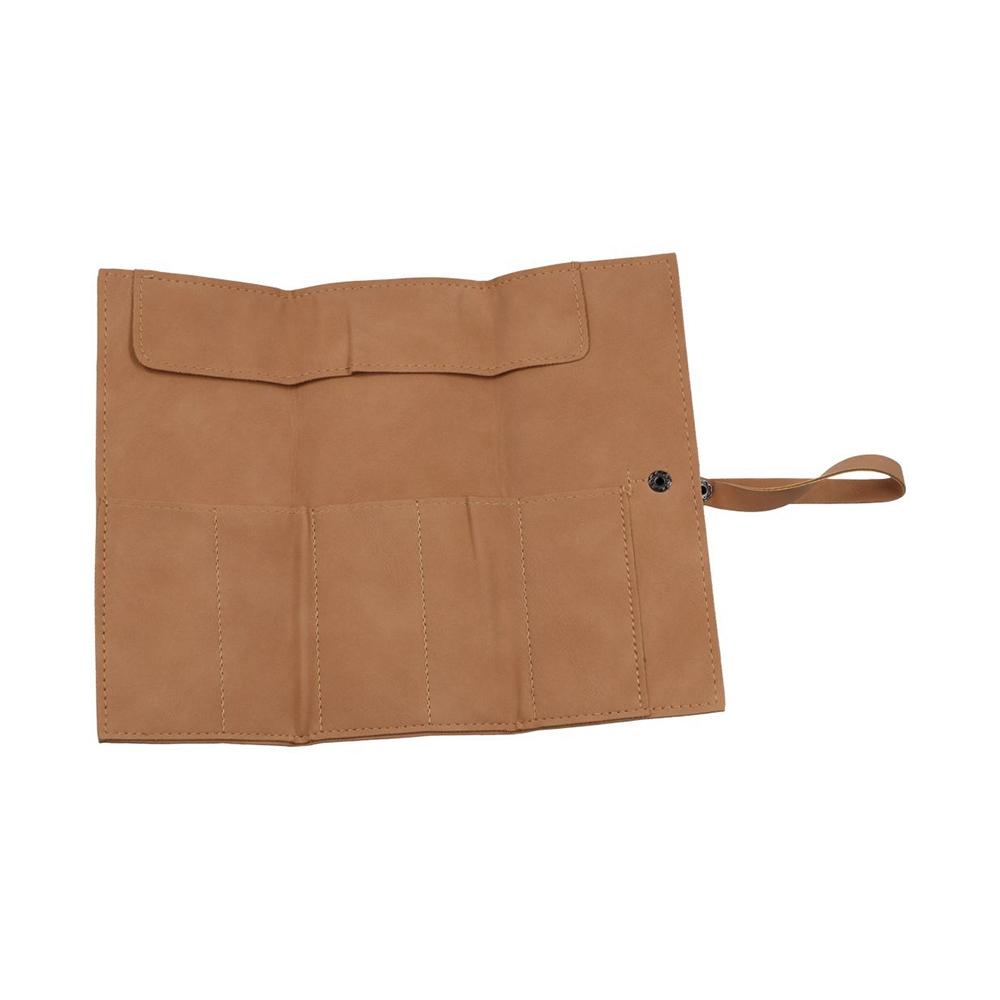 

Matte Leather Watch Organizer Case Lightweight Watch Band Case Watch Straps Bag Convenient To Use black-5 slots