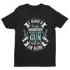 Ich habe eine hübsche Tochter Ich habe auch eine Waffe Schaufel und ein Alibi Lustiges T-Shirt Papa