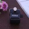 Portable 4 Digit Counters Resettable Manual Pull Counter Anti-slip Rotary Mechanical Pulling Counter Digital Display Accessories