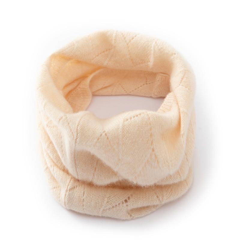 100% Wool Knit Neck Warmer Unisex Winter Scarf Lightweight Warm Cowl Outdoor Streetwear