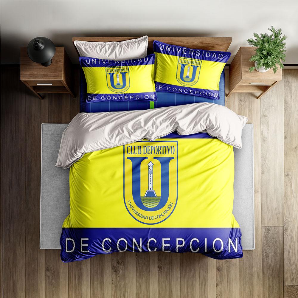 Club Deportivo Universidad de Concepción Duvet Cover Set without sheet King Queen Double Full Twin Single Size Bed Linen Set