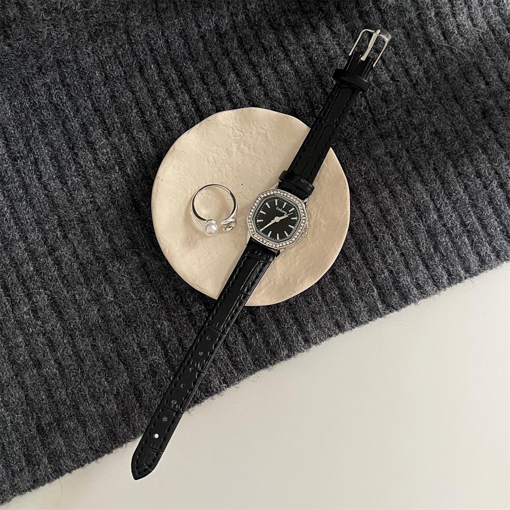 Mori Literary And Artistic Women'S Student Watch, High-End Wind Temperament, Simple Diamond-Encrusted Quartz Watch