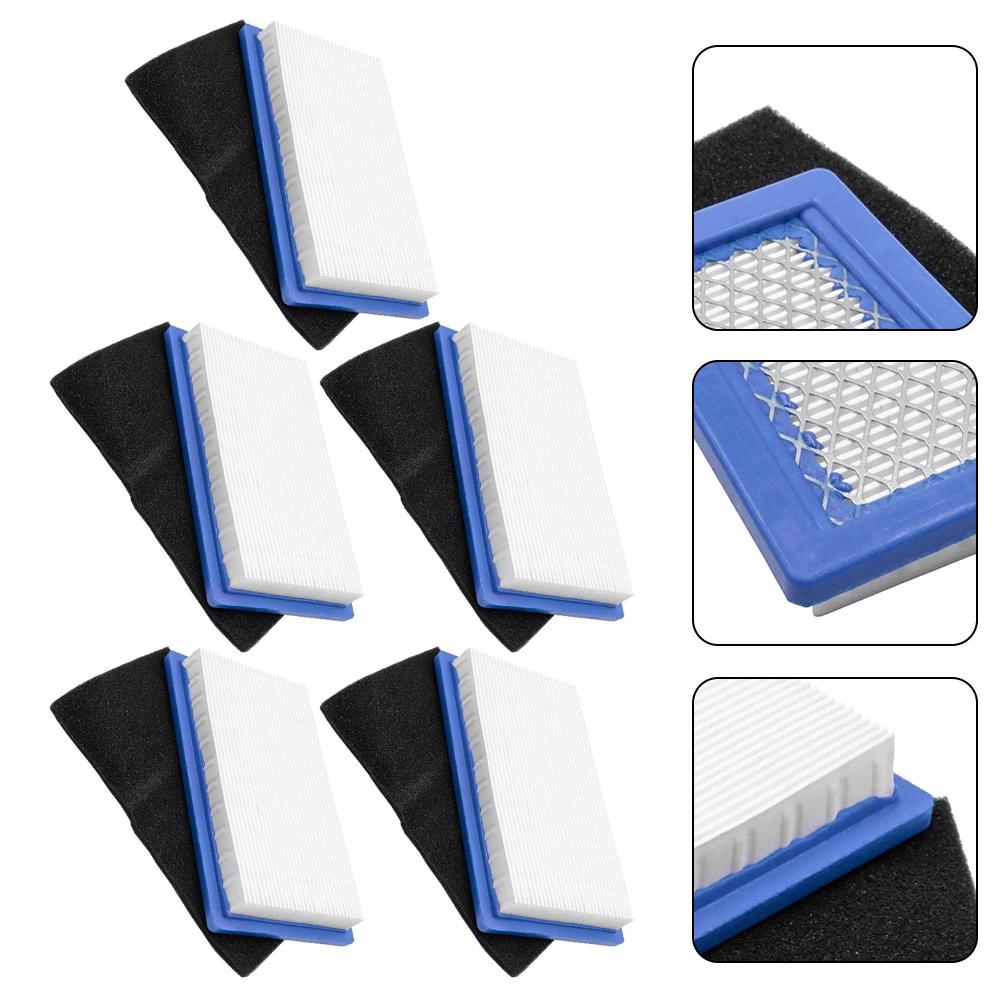 5pcs Pre-Filters Air Filter Noise Reduction For Kawasaki Lawnmower Filter Set For MIU10998 Lawn Mower Engine Garden Tool Parts