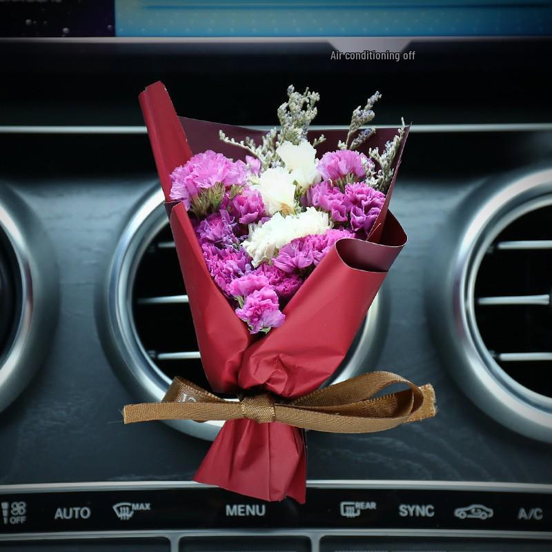 Rui Car Air Vent Perfume: Creative Dried Flower Aromatherapy Clip for Personalized Interior