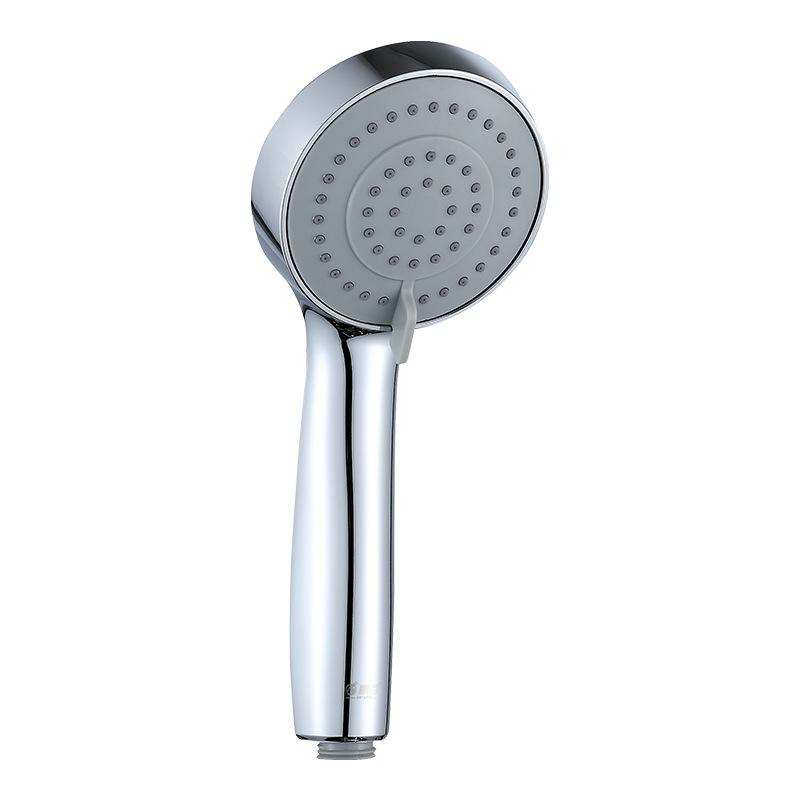 High-Pressure Handheld Shower Head with 3 Spray Modes, Detachable Shower Head with Adjustable Arm Polished Chrome Finish (as the picture,ABS Plastic)
