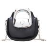 Borsa da cavaliere alla moda versatile estiva da donna, nuova mini borsa a busta rossa con catena, borsa a tracolla singola obliqua di alta gamma