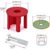 Lower Engine Mount Dog Bone Mount Insert Kit Street Compatible With VW Golf Rabbit Jetta EOS Beetle,A3 S3 RS3 TT,Skoda Superb