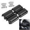 2X 25mm Motorrad Motor Schutz Schutz Stoßstange Dekor Block Crash Bar