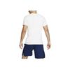 Nike Dri-Fit Logo Print Crew Neck Short Sleeve T-Shirt Men Tops White CK0455-100