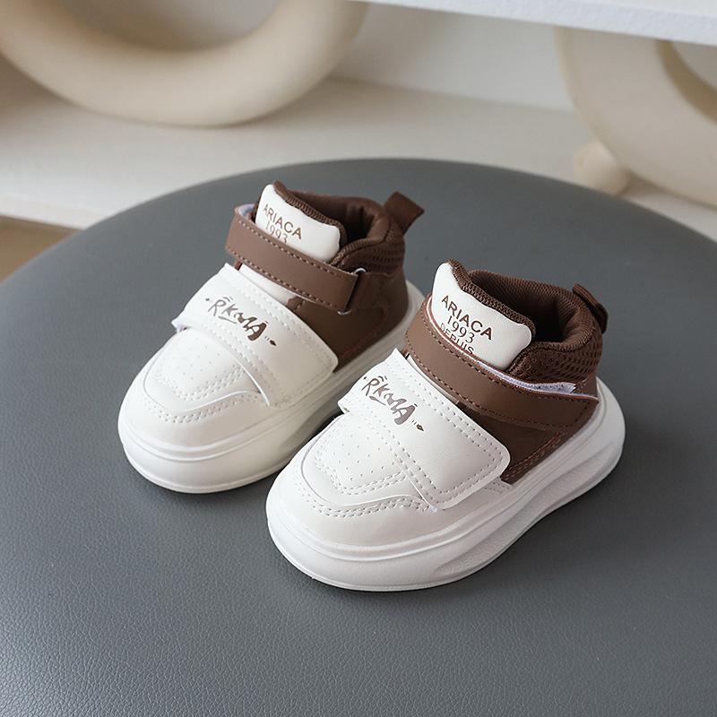 

New Spring and Autumn Sports Shoes for Children, Casual Shoes for Boys, Non-Slip Soft Sole Running Shoes, Girls White Sneakers 21-25Code【One Hand5Doub