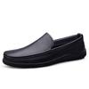 Breathable Slip-On Soft-Soled Casual Leather Shoes for Elderly Men 