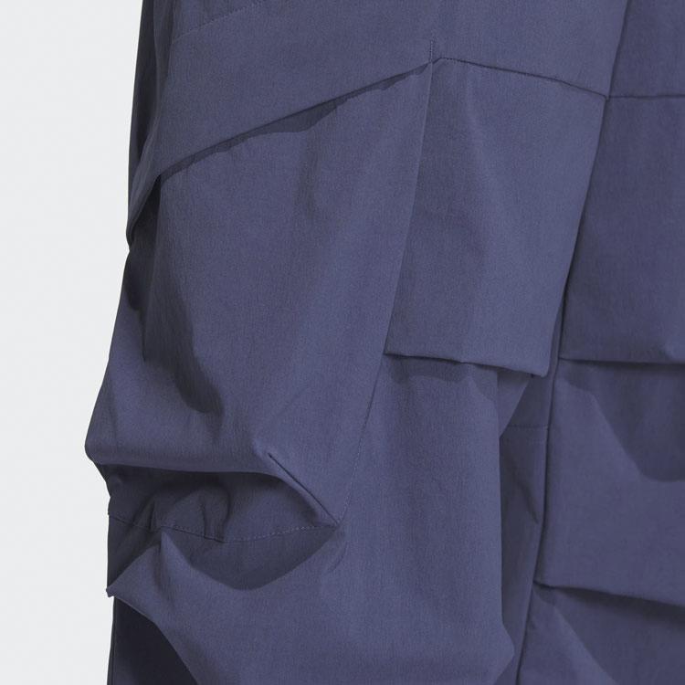 Adidas Fustl Pants Solid Color Loose Knit Sports Pants Men Bottoms Gray Blue IY8030