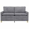 Sofa Light Grey 156 X 81 X 87.5 Cm Polyester