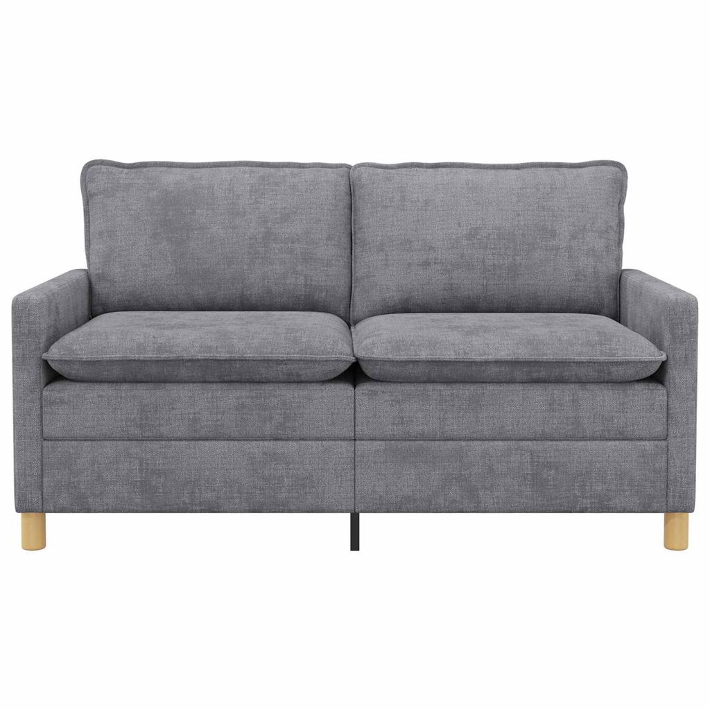 Sofa Light Grey 156 X 81 X 87.5 Cm Polyester