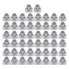 50PCS Zinc Alloy Duplex 3/8in Wire Box Connector Flexible Metal Conduit Duplex Fitting Connector with 90 Degree Elbow for AC MC NM Cable Electrica