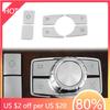 2025 Hot Racing Grills 6Pcs Center Console Multimedia Button Cover For Mercedes For Benz E Class W212 10-15 Car Centre Multimedi