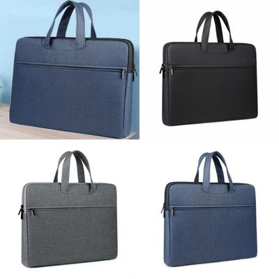 Waterproof Folder Tote Bag Shockproof Laptop Bag Durable Zipper Storage Handbag  Office Use