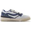 Li-Ning Classic Fashion Durable Non-Slip Low-Top Skate Shoes Women Sneakers White Blue AGCU036-2