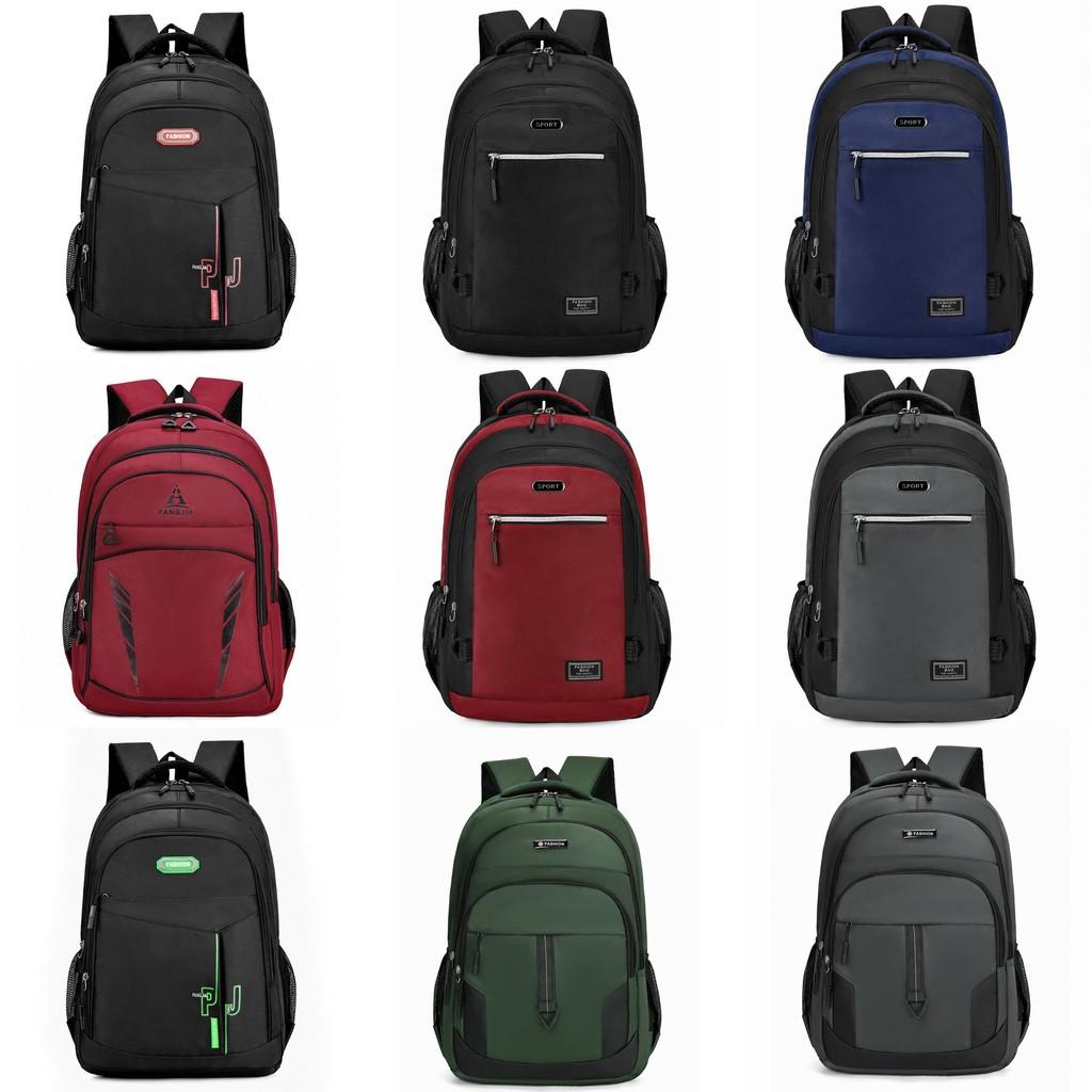 Letter Printed Oxford Fabric Business Laptop Backpack With Lightweight Design For High School Students