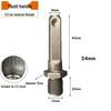 Electric Drill Chuck Adapter for Pneumatic Hammer: Square, Round, Hex Handles