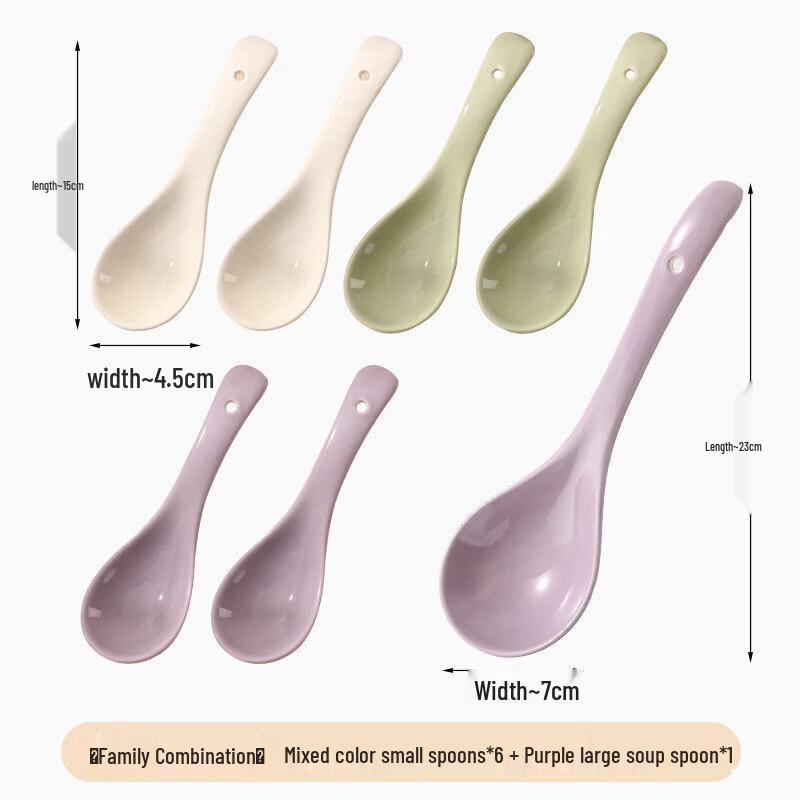 Ceramic Long-Handle Soup Ladle
