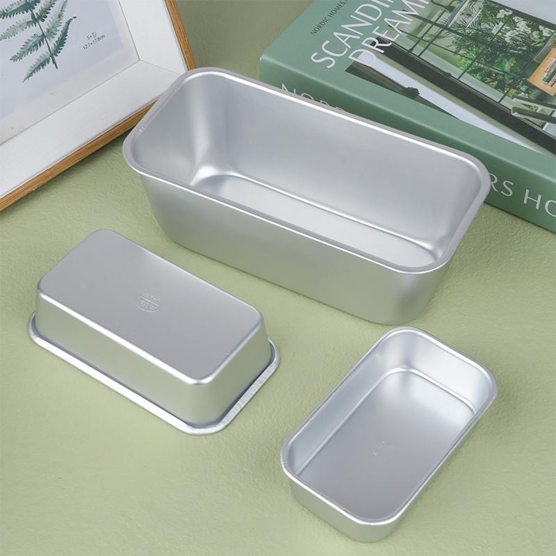 1Pc Square Box Mold Baking Tool Aluminum Alloy Non-Stick Bread Cheese Cake Toast Pan Diy Kitchen Baking Cake Mold