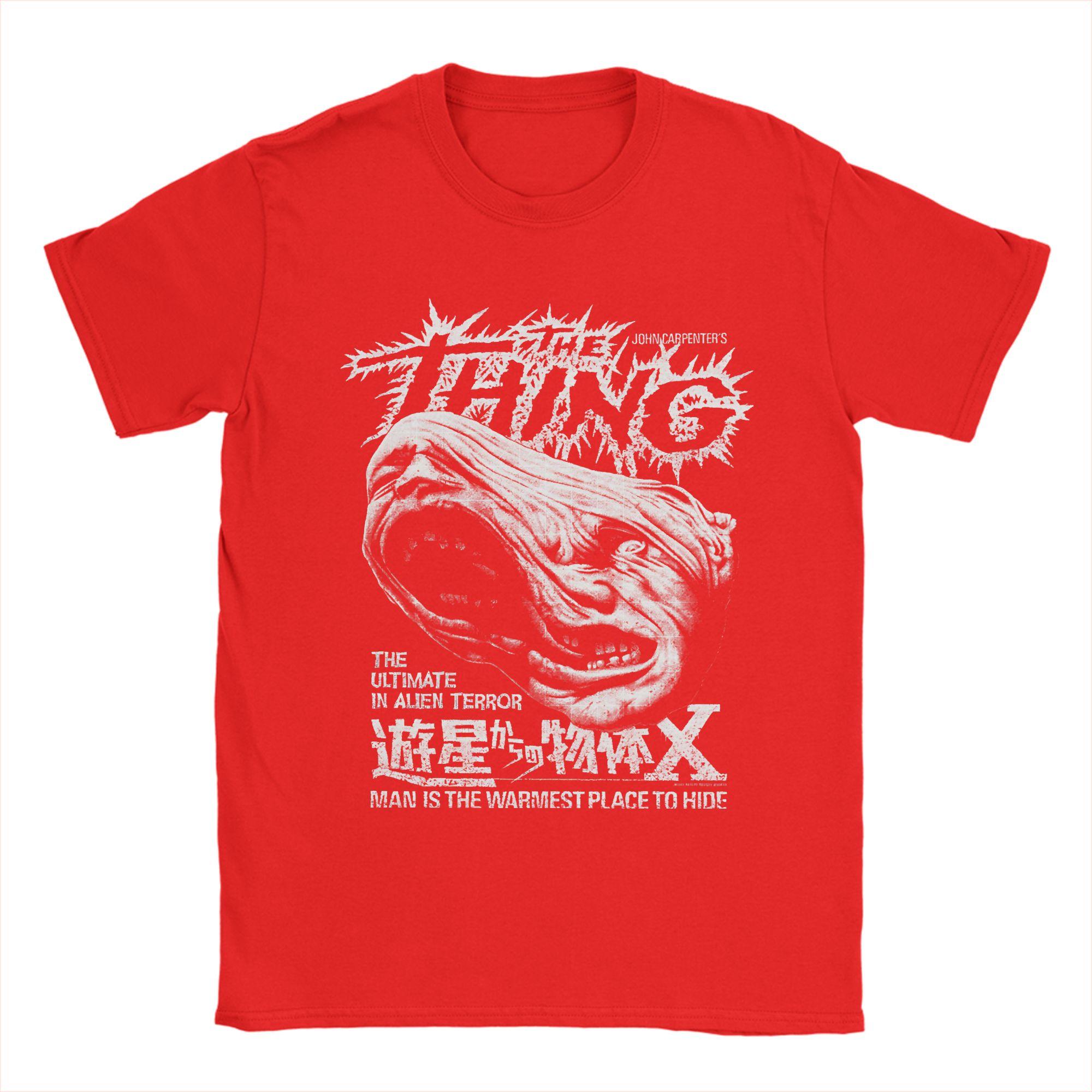 

Unique The Thing Movie haloween horror films TShirts Unisex Crew Neck Pure Cotton T Shirts Short Sleeve Tees Gift Idea Clothes S