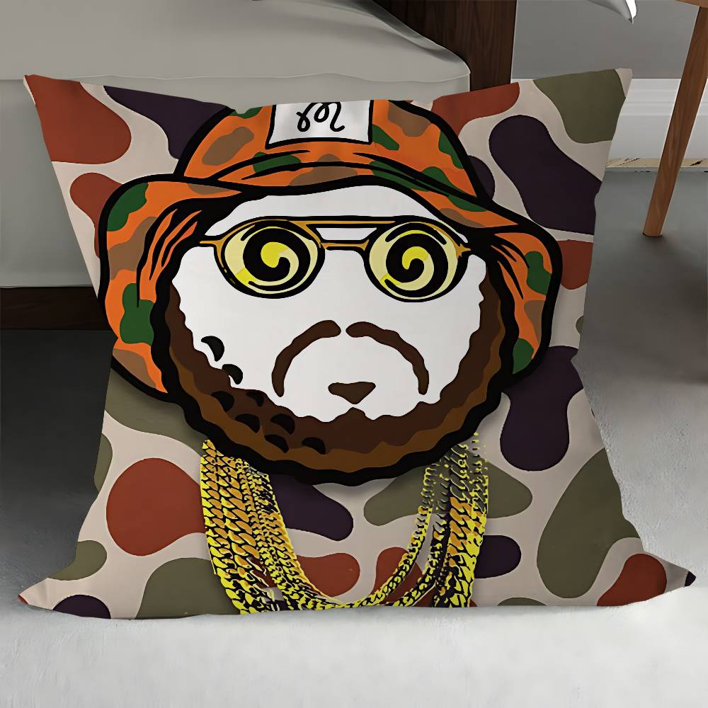 

M-Malbon Pillow Gift Home Office Decoration Pillow Bedroom Sofa Car Cushion CoverPillow Case 12x12Inch