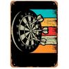 DORA Tin Sign Darts Metal Tin Signs Keep Calm  Wall Posters Plaque Vintage Iron Painting Decoration for Man Cave Cafe Game Room Club Bar