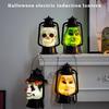Small Night Light Vintage Led Light,,Halloween Outdoor Light Decor,Halloween Light,Witch Skeleton Clown Jack Handheld Lamp Ornament,Without Battery