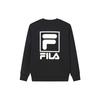 Fila Sweatshirts Men's Jet Black Crew Neck Moderate Regular F11M219208F-BK