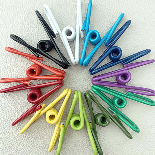 Set of 36 Colorful Clothespins, Non-Slip, Strong, Storage, Laundry, Clothes Drying, Bag Clips, Random Colors, Multi-Purpose, Stylish, Decorative