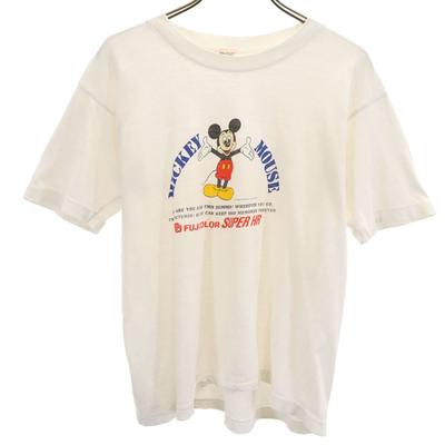 DIA CLUB 90s Fujicolor (Not for Sale) Old Mickey Mouse Short Sleeve T-shirt Women Used