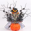 Halloween Skelett Skelett Kürbis Statue Halloween Horror Dekoration Realistischer Schädel Fenster Ornament Für Einzelhandel Veranda Ausstellung