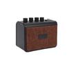Portable Guitar Amp 10W BT Speaker 2 Clean Distortion Channels AUX Input Headphone Jack Rechargeable Silent for Outdoor