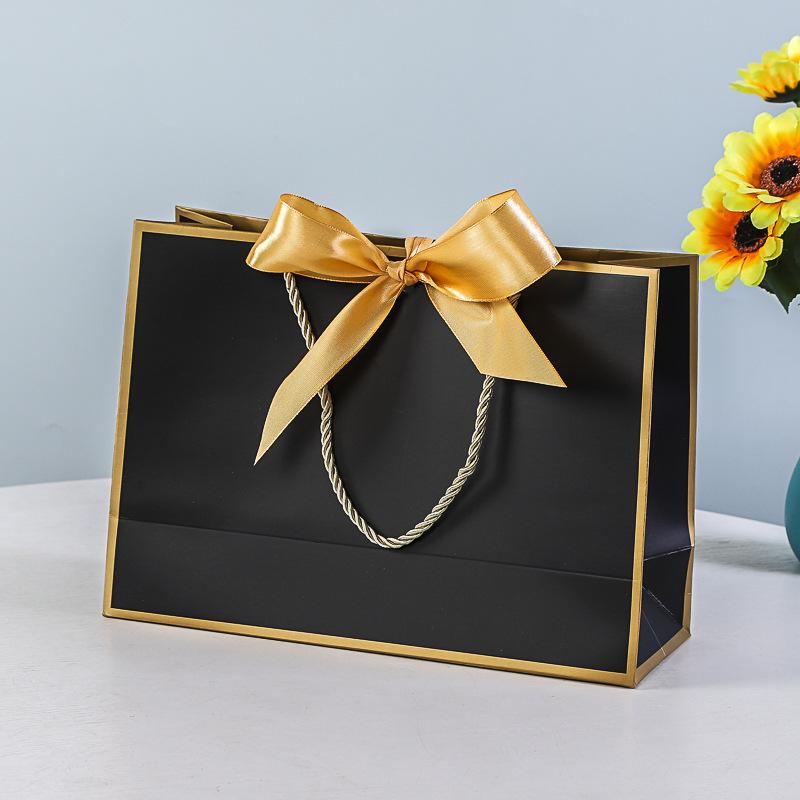 Gift, Cosmetic & Shopping Paper Bags with Bow Handles
