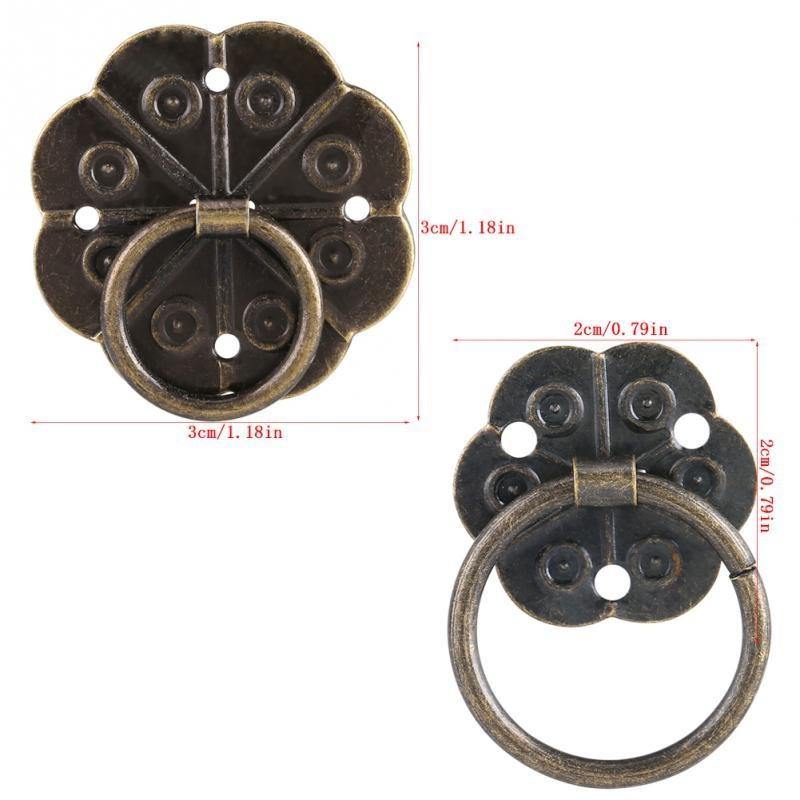 

20 шт железная мебельная ручка ящик шкафа стол дверная фурнитура 3x3cm